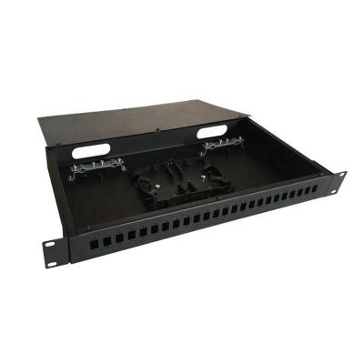 China FTTH FTTB FTTC ODI HSGQ 19 Inch SC LC Rack Mount Fiber Optic Distribution Frame Fiber Optic Patch Panel ftth 24 Ports / ODF Rack Mount for sale