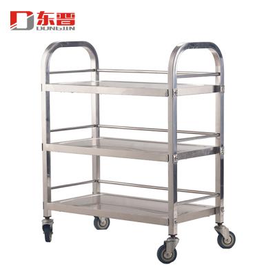 China Storage Beaut Equipment Trolley Design Furniture Stainless Steel Tea Dressing Maid Trolley for sale