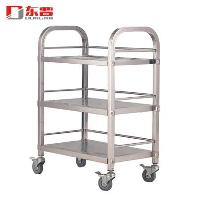 China Storage Hotel Guest Room 3 Tier Liquor Kitchen Furniture Storage Food Service Cart for sale