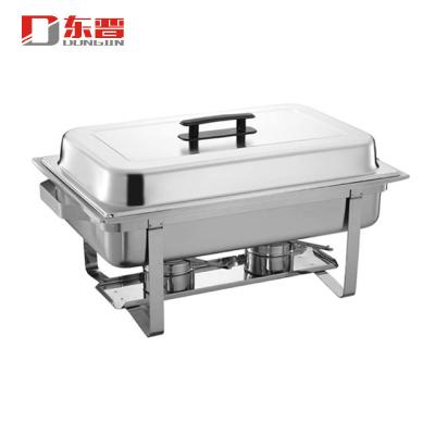 China S/S201 F433 Stainless Steel Beetle Heater Set Tray Food Warmer Catering 8 Quart Economy Chafing Dish Buffet for sale