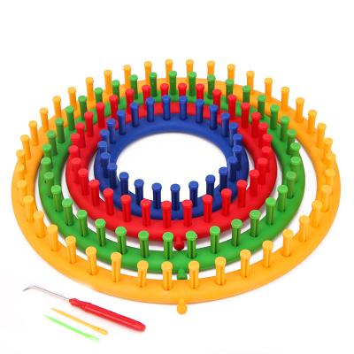 China China DIY High Quality Round Circle Hat Knitter Knitting Knitting Loom Kit With Needle Knit For Scarf And Flower Knitting And Weaving for sale