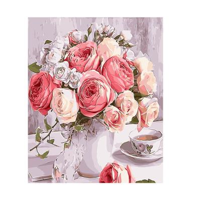 China Europe 2020 Flower Home Decor Diamond Painting Full Drill Custom Diamond Painting For Kids for sale