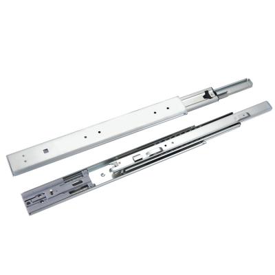 China Antidumping 115kg Industrial Full Extension Self Locking Triple Fold Heavy Duty Industrial Drawer Slide Rails Industrial Hydroponic System for sale