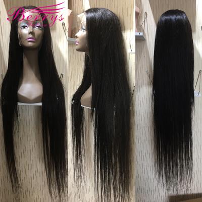 China Virgin Human Hair Straight Crochet Lace Pre Plucked 13x4 HD Lace Frontal Long Swiss Lace Frontal Human Hair 26 28 30inch Drop Shipping for sale