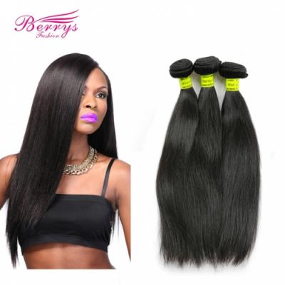 China Cuticle Aligned.No Gray Straight Brazilian Human Hair Bundles Free Tangle No Double Wefts Virgin Hair Shedding Extension for sale