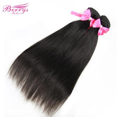 China Berrys Fashion Raw Indian Remy Human Hair Straight Hair Weaving 8-28