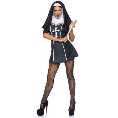 China Fancy Children Costume New Nun Wholesale Fun Style Costume Ball Halloween Role Play Costume for sale