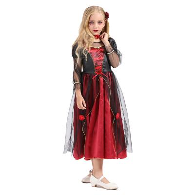 China Children's Fancy Dress Princess Alice Show Halloween European Court Costume Witch Vampire Costumes Children for sale