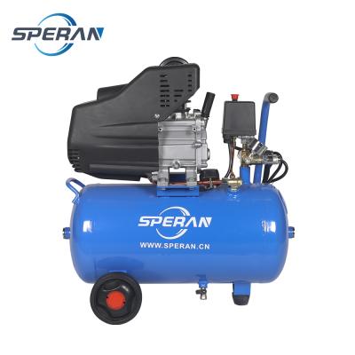 China Mini 24L 8bar 220v electric portable air compressor direct driven lubricated from pony for sale