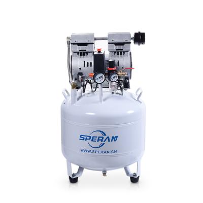 China Silent Type Oil Free Quiet Oil Free Dental Medical Air Compressor For Dental Lab 32L 38L for sale