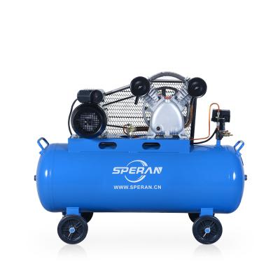 China Good Quality Lubricated Belt Drive Air Compressor Single Phase 220V-240V 100Liter for sale