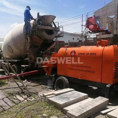 China High Efficiency Mini Trailer Concrete Pump Concrete Pump Diesel Concrete Pump For Sale In Egypt for sale