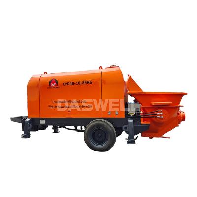 China High Efficiency Concrete Pump Parts Cementing Pump Diesel Portable Concrete Pump For Sale for sale