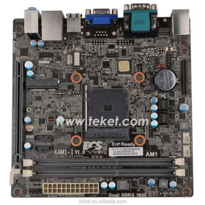 China ECS 5350/5150 /Sempron 3850/2650 mini-itx board original AMD AM1 socket KAM1-I desktop support AMD Athlon for sale