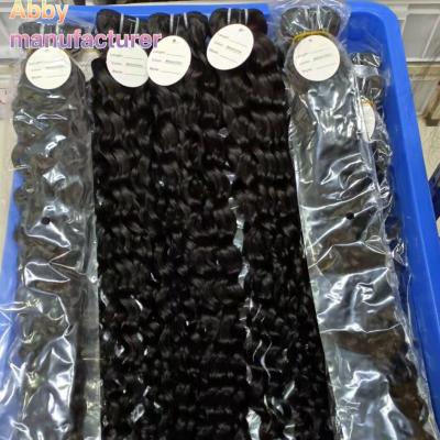 China 100% virgin human hair hotsale natural raw indian hair with custom hair packaging for sale