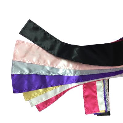 China hair wrap hair scarf silk band for frontal with logo free private label customize logo for sale