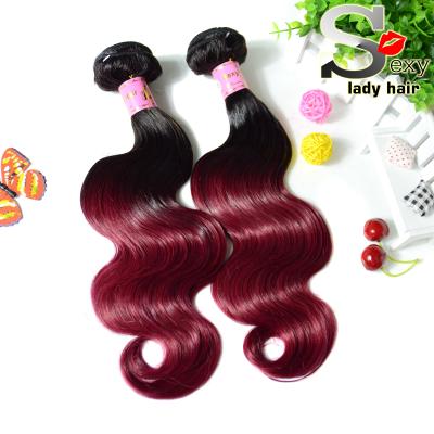 China ombre Virgin 1b/99j Body Wave wholesale ane retail ombre Body Wave for sale