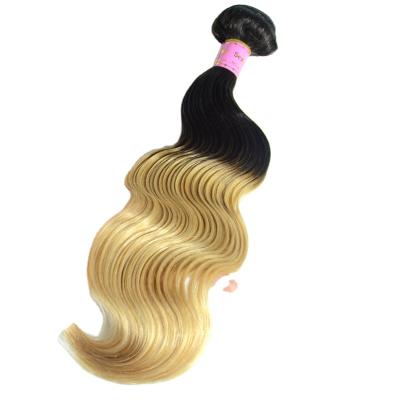 China top quality New arrival goddess unprocessed virgin remy brazilian human hair 1b/#27 body wave for sale