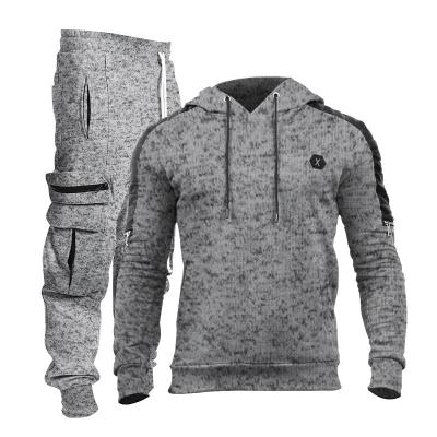 China Fleece Thermal Sweater Sweater Suit Fashion Hooded Sports And Casual Two-Piece Men'S Casual Tracksuit for sale