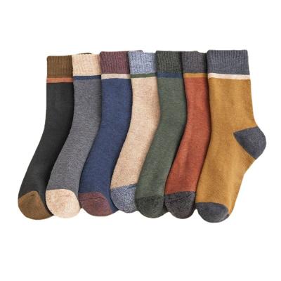 China New OEM Factory Winter Socks Low MOQ Wool Sporty Thick Warm Winter Socks For Men for sale