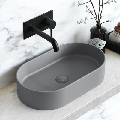 China Art Easy Clean Hot Sale Sanitary Ware Wash Basin Countertop Ceramic Sink for sale