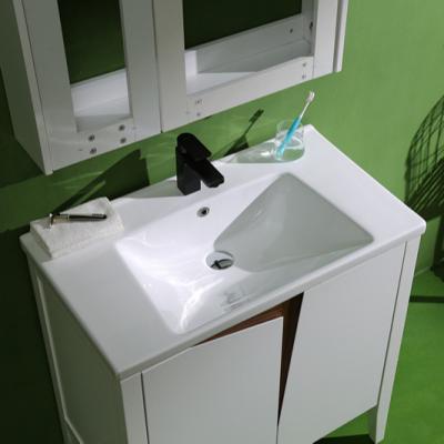 China Wash Basin Bathroom Countertops Cabinet Ware Easy Clean Bathroom Vanity Basin Molded Sink for sale