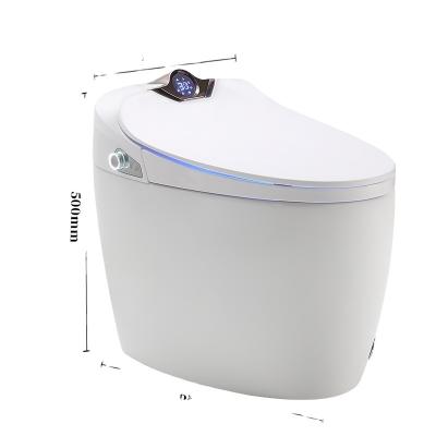 China Auto Operation Toilet Self-cleaning Ceramic Smart Radar Clamshell Bathroom Automatic Toilet for sale