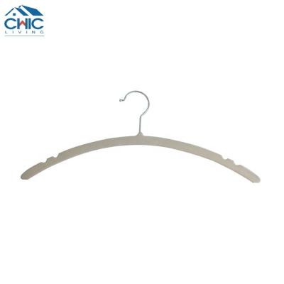 China Shirt Hangers Hot Sale Premium Clothes Hanger Velvet Non Slip Ultra Thin Shirt Hangers for sale