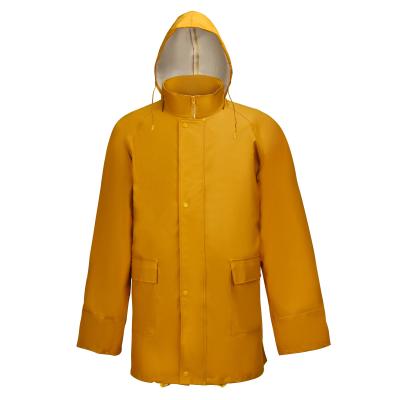 China Bachelorette Waterproof Clothes PU/PVC Polyester Fabric Rain Jacket Waterproof Pants With Hood For Women Men Rain Suits for sale