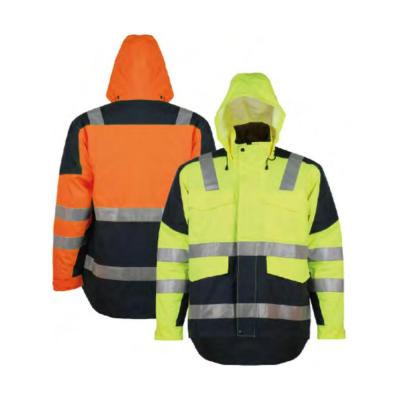 China 100% Polyester 300D Oxford With PU Or PVC Coating 190T Taffeta Lining PU Coated Polyester Women High Visibility Reflective Bomber Jacket With Fix Quilted Coating for sale