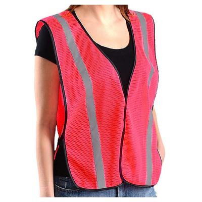 China ISO 20471:2013+A1 Europe EN CE Safety Vest Breathable Product QC Reflective Utility Vest Pink for sale