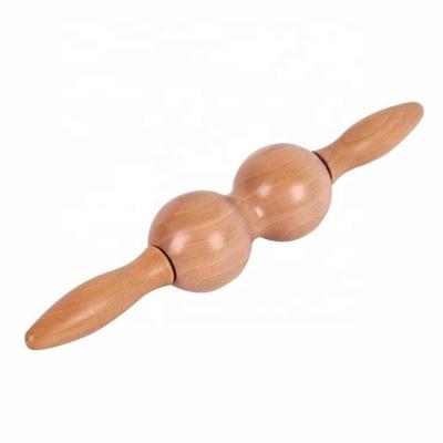 China Wooden Body Maderotherapy Therapy Massage Tools Lymphatic Drainage Massager Wooden Massage Stick for sale