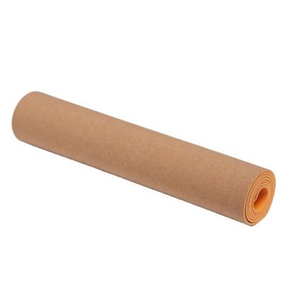 China Custom Cork Eco Friendly Print Yoga Mat Yoga Mat Natural Rubber Yoga Mat for sale