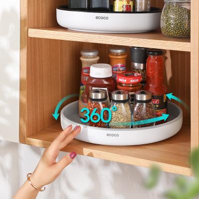 China Modern Seasoning Storage Rack 360Kitchen Utensils Shelf Layer Desktop Organizer for sale