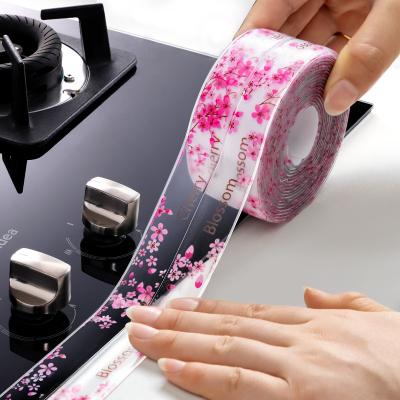 China Morden Kitchen Bathroom Wall Sealing Tape Door Window Gap Beauty Seam Stickers Mold Proof Transparent Adhesive Tape Waterproof Stickers for sale