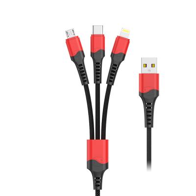 China New Design 6A Mobile Phone Fast Charging USB To USB Mobile Phone Charger Micro USB Data Cable For Smartphone for sale