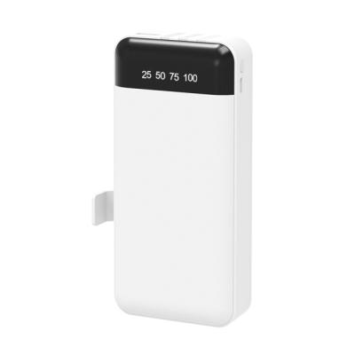 China Quick Support Powerbank 20000Mah White 5 Large Capacity Charging in 1 Durable Built-in Cable Easily Carry Explosion Proof Powerbank for sale