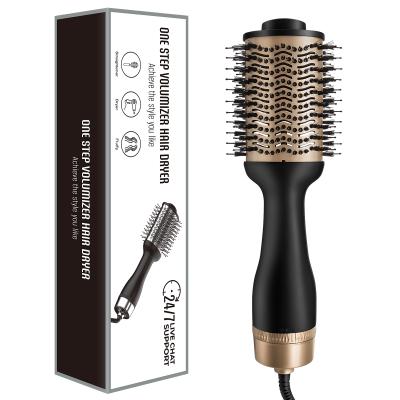 China Ionic Professional Magic Dryer & Volumizing Stock Step 3 One In 1 Blow Dryer Hair Brush Curling Comb for sale