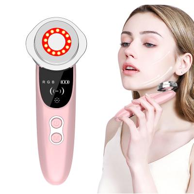 China 2021 Anti-puffiness LED Photon Skin Care Beauty Apparatus Facial Massager Skin Tightening Machine for sale