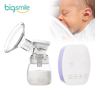 China 100% high quality eco-friendly bigsmile Bpa free electric breast pumps double in power supplies for sale