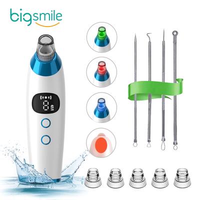 China New 2021 Led Screen Acne Treatment Pore Vacuum Blackhead Vacuum Cleaner Extractor Acne Facial Blackhead Remover Vacuum for sale