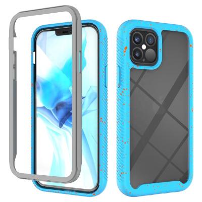 China Shock Proof Cell Phone Case YATWIN Transparent Design Drop Proof PC Slide Camera Lens Tpu Phone Case Transparent Shock Proof New for sale