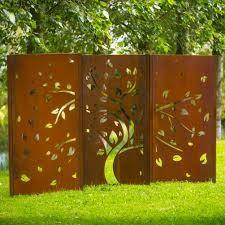 China Hot Sale Custom Laser Cut Garden Screen Decorative Outdoor Metal Screen for sale