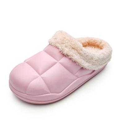 China Quick-Drying Ex-LA Warehouse Stock Women Luxury Winter Fur Slippers Indoor Fur Slides Sandals for sale