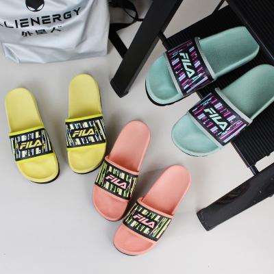 China Fashion trend women platform slipper lady waist slide sandal colorful light weight and durable anti-skid and thick home unique slipper sandals for sale