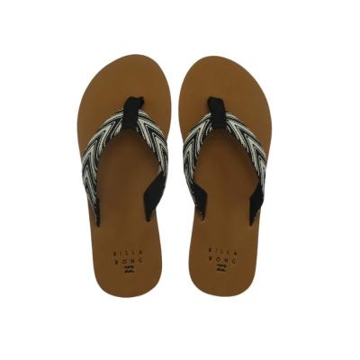 China Wholesale Custom Lady Thong Flip Flop Sandal Ribbon Strap Fashion Trend Relieve Squishy Footbed With Softer Rubber EVA for sale