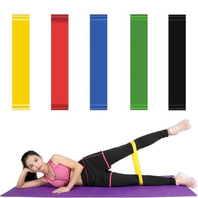 China Custom Logo Latex 3 Exercise Fitness Hip Loop Set Bands Fabric Booty Resistance Bands for sale