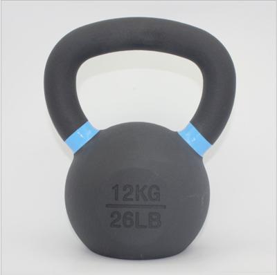 China Home Use Weightlifting Power Coated Cast Iron Kettlebell Competition 4kg To 50kg for sale