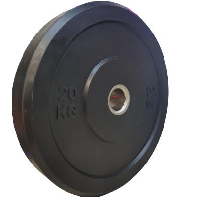 China Universal Commercial Rubber Hot Dish Gym Barbell Bumper Dish for sale