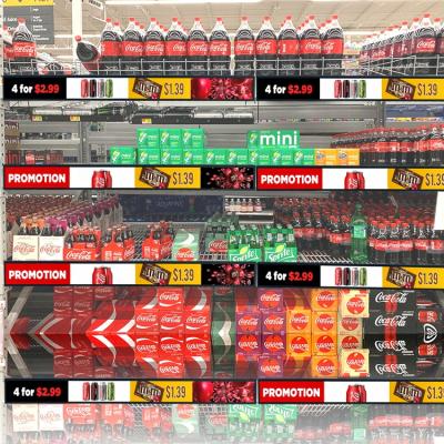 China Supermarket Usb Wifi Android Bar LCD Display Screen Advertising Player Indoor Indoor Ultra Wide Stretched Display for sale